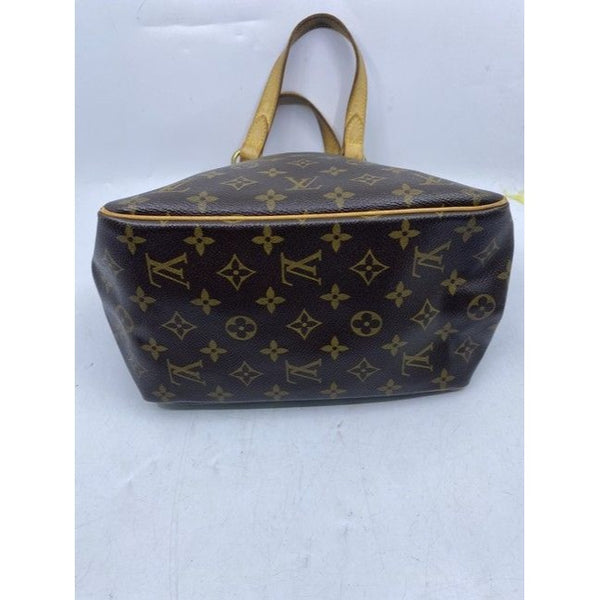 Louis Vuitton Batignolles Vertical Brown Monogram Canvas Shoulder Bag