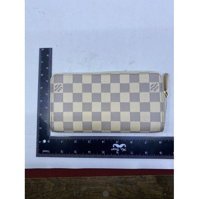 Louis Vuitton White Damier Azur Organizer Ca1089 Wallet
