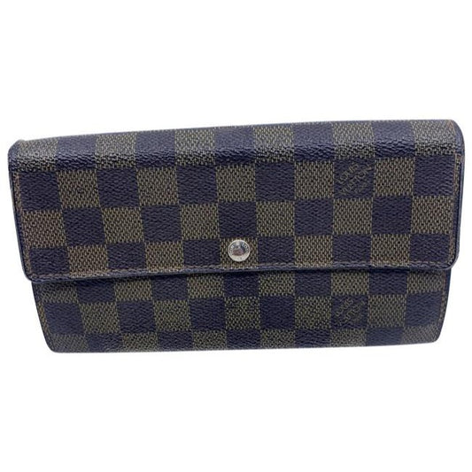 Louis Vuitton Brown Sarah De Large Canvas Travel Ca2057 Wallet
