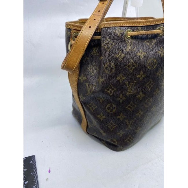 Louis Vuitton Pochette Twin Vintage Brown Monogram Canvas Shoulder Bag