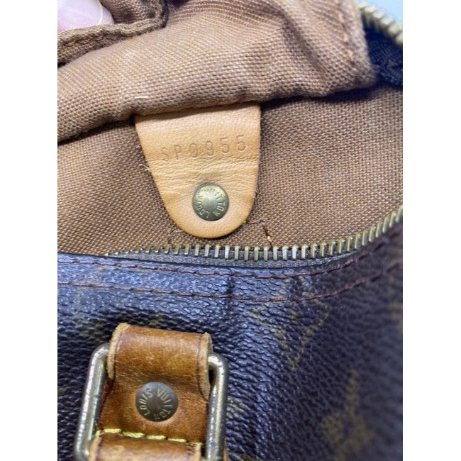 Louis Vuitton Speedy Vintage Brown Monogram Canvas Tote