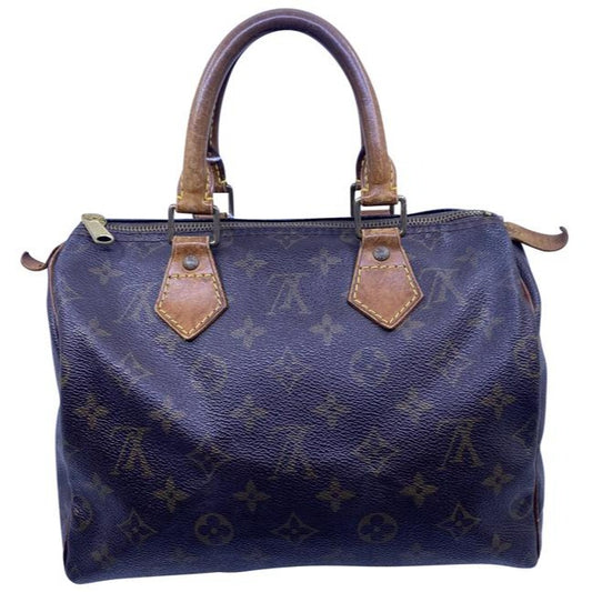 Louis Vuitton Speedy Vintage Brown Monogram Canvas Tote
