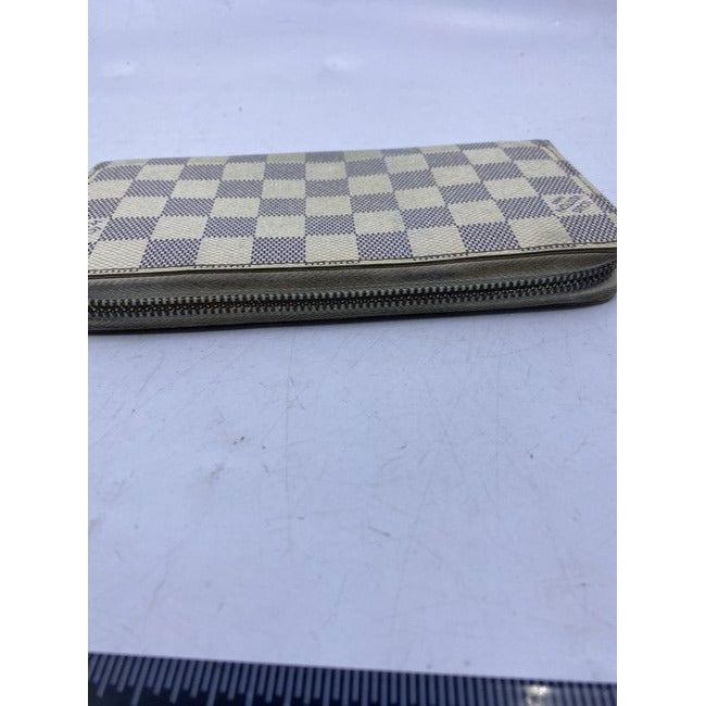 Louis Vuitton White Damier Azur Organizer Ca4182 Wallet