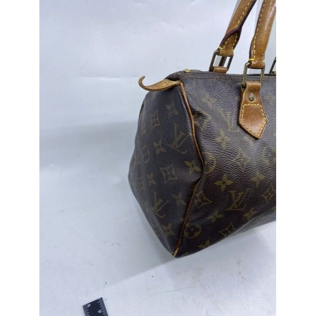 Louis Vuitton Speedy Vintage Brown Monogram Canvas Tote