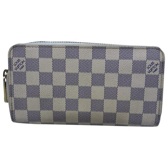 Louis Vuitton White Damier Azur Organizer Ca1089 Wallet