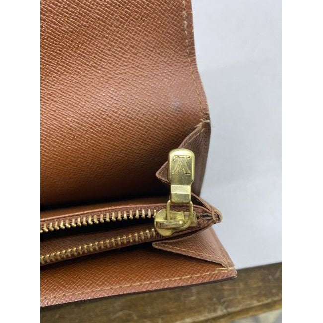 Louis Vuitton Brown Sarah Monogram Vintage Wallet