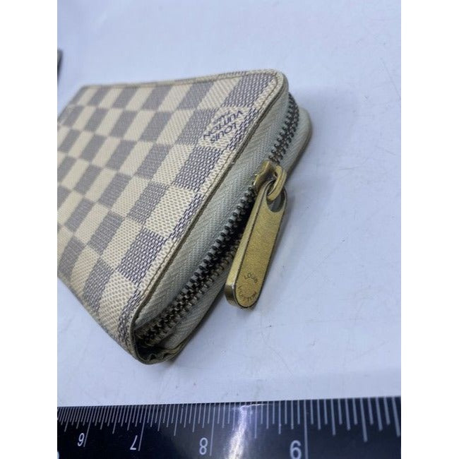 Louis Vuitton White Damier Azur Organizer Ca1089 Wallet
