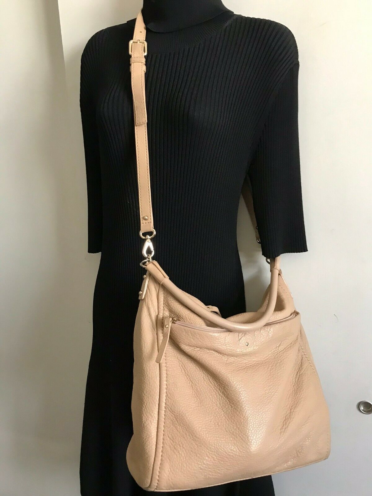 kate spade Beige cross body tote bag 
