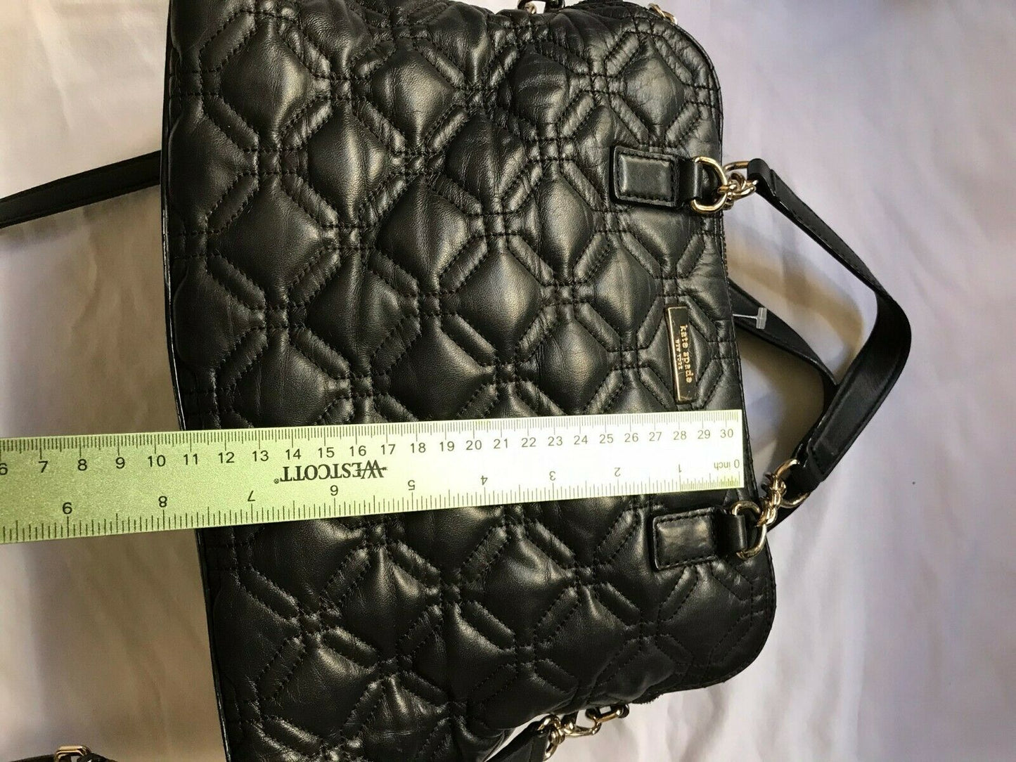kate spade black cross body tote bag 