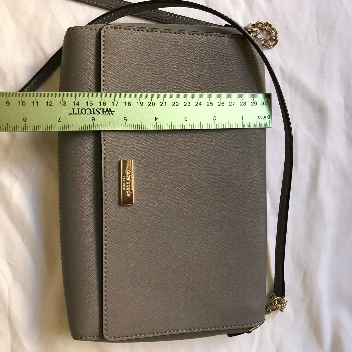 kate spade gray cross body bag 