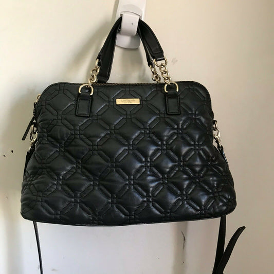 kate spade black cross body tote bag 