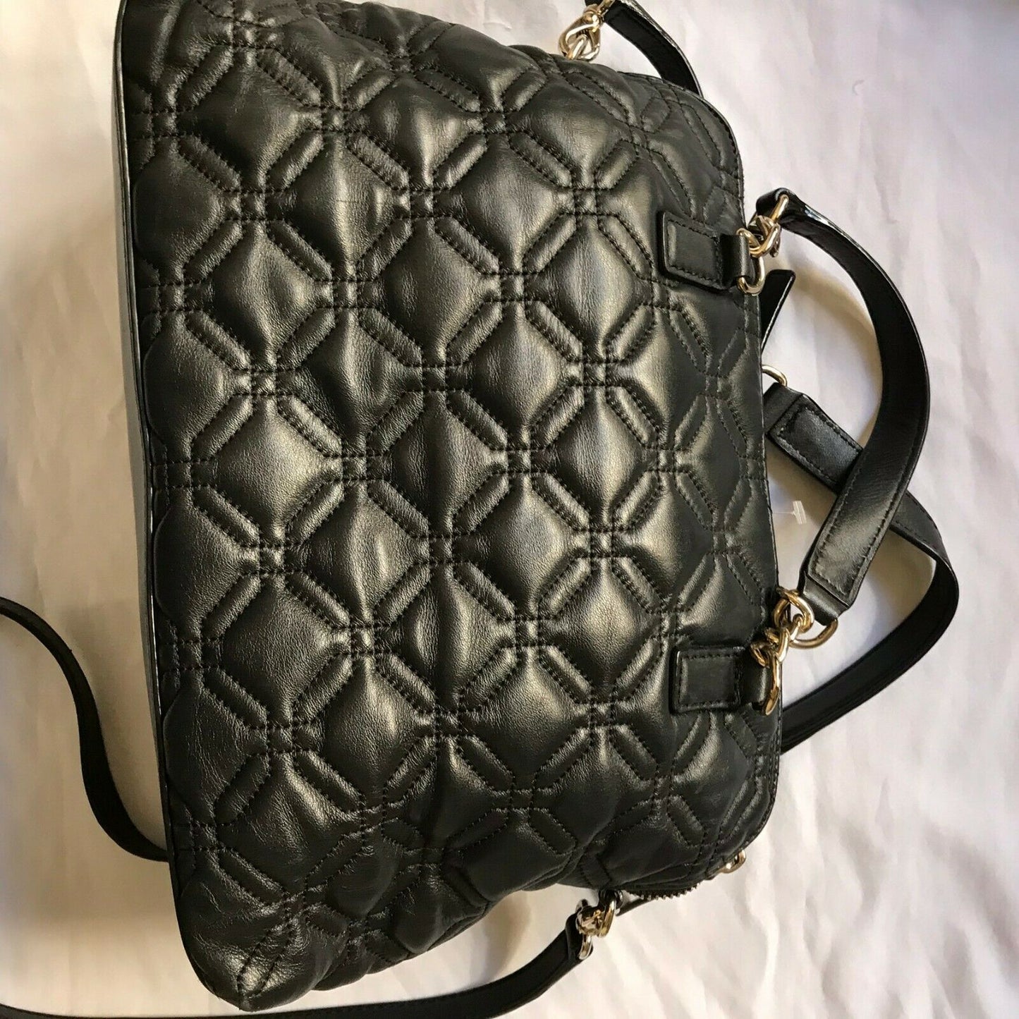 kate spade black cross body tote bag 