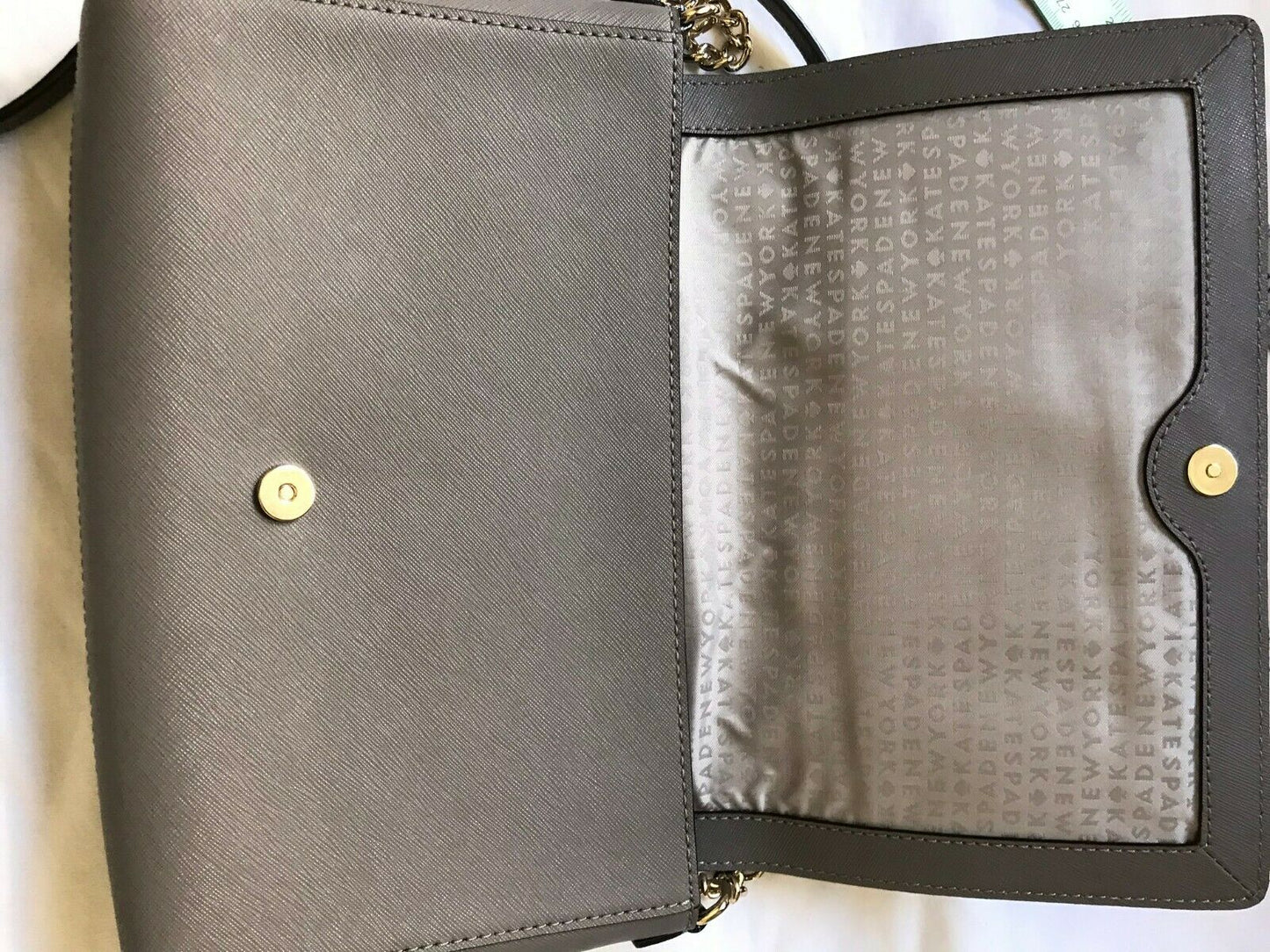 kate spade gray cross body bag 