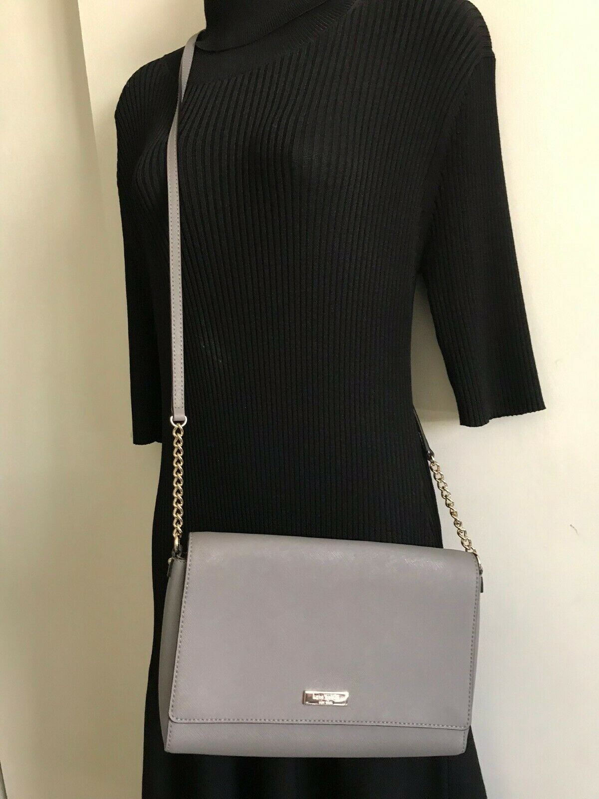 kate spade gray cross body bag 