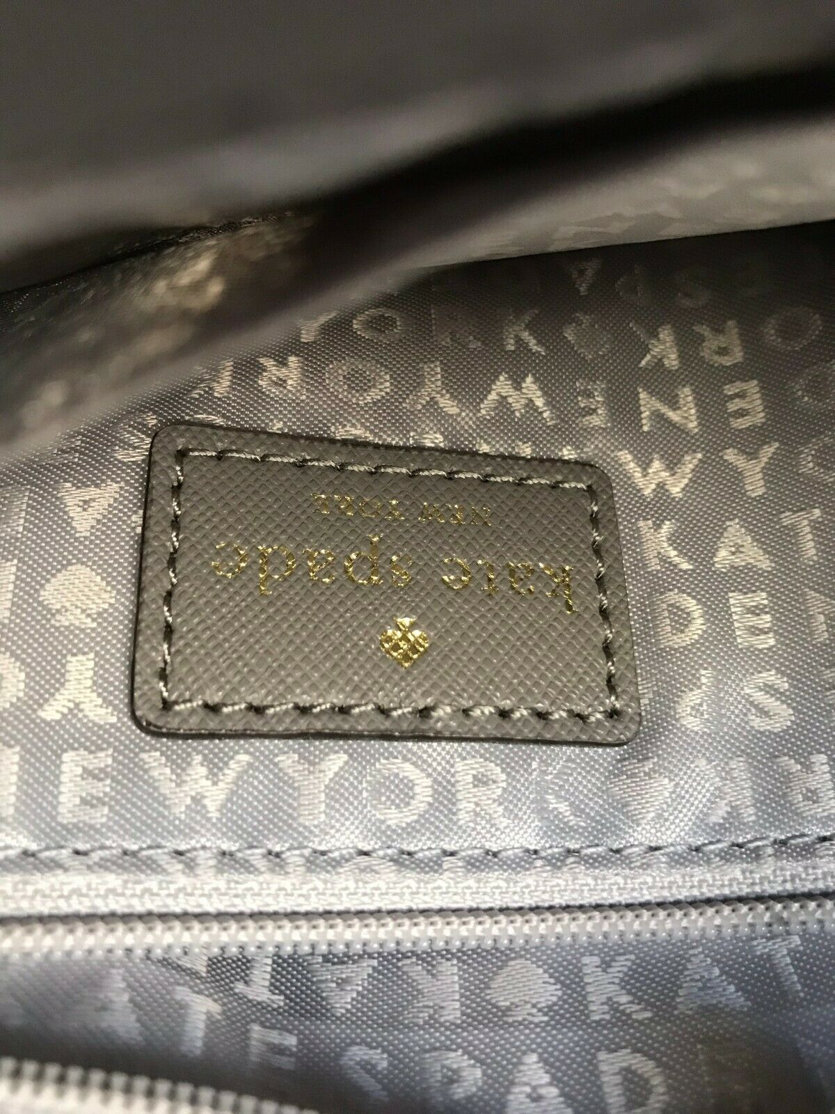kate spade gray cross body bag 