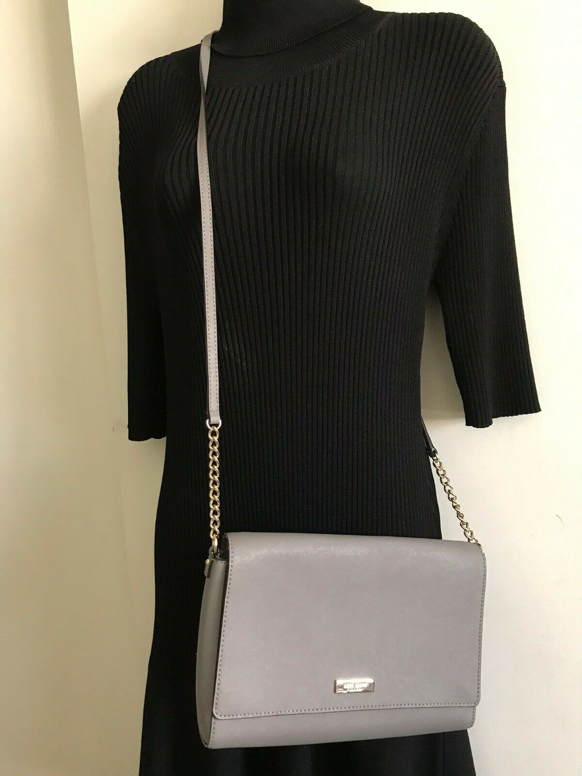 kate spade gray cross body bag 