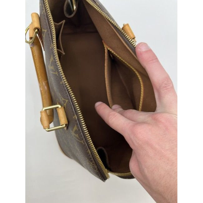 Louis Vuitton Alma Mm Monogram Canvas Tote