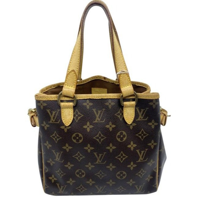 Louis Vuitton Batignolles Vertical Brown Monogram Canvas Shoulder Bag