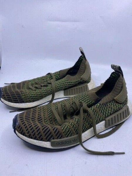 Adidas Brown Black Green Boost Sneakers Size Us