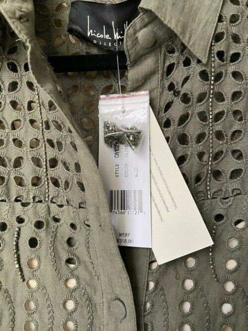 Nicole Miller Olive Msrp Short Casual Dress