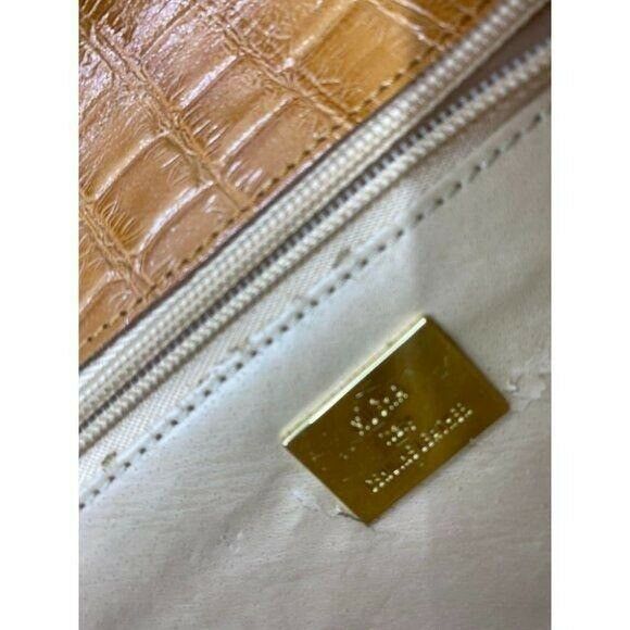 Muska Milano Orange Vintage Leather Handbag