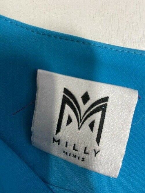 milly minis blue girls short casual dress