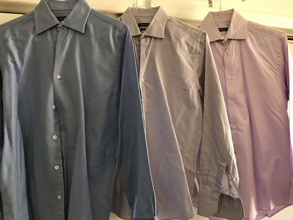 SAKS FIFTH AVE Lot Of 3 Mens Long Sleeves Small