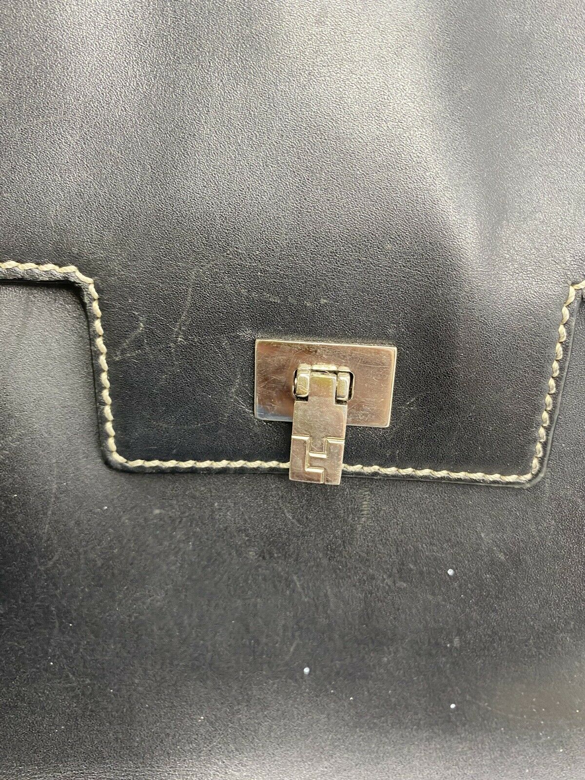 LAMBERTSON TRUEX Black Leather Classic handbag