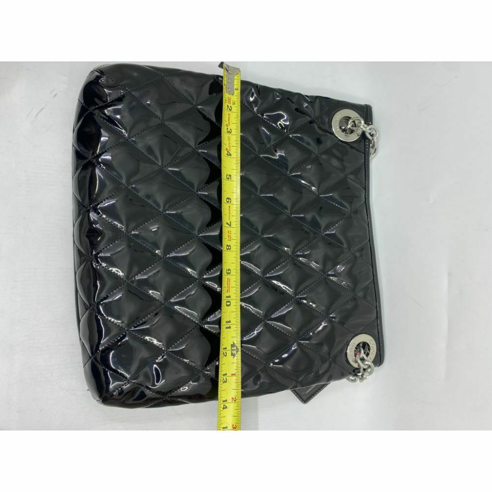 COACH XL Quilted Patent Black Leather Shouder/ Crossbody Bag