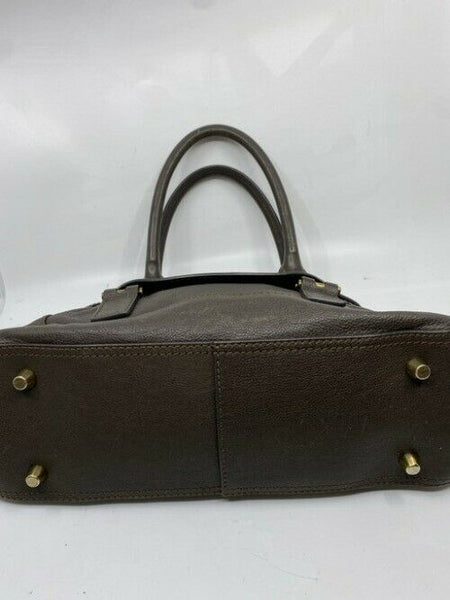 chloe handbag brown leather tote