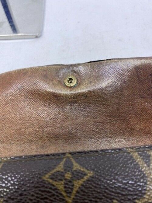 Louis Vuitton Brown Sarah De Large Canvas Travel M10988 Wallet