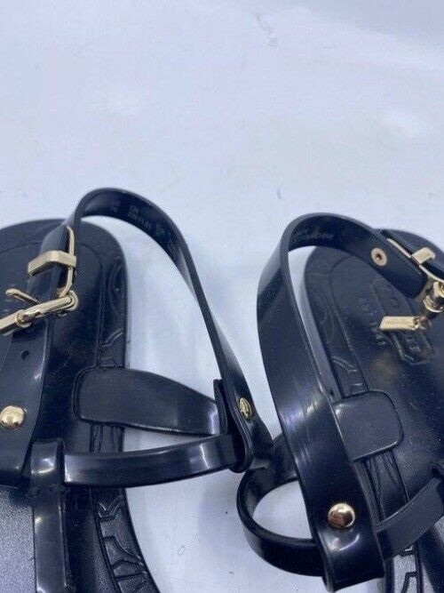 Coach Black Unique Adjustable Sandals Size Us