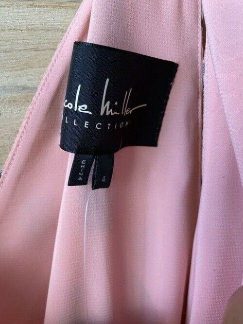 Nicole Miller Pink W Leopard Msrp Short Casual Dress