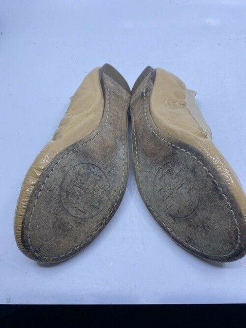 Tory Burch Beige Slip On Ballerina Flats Size Us