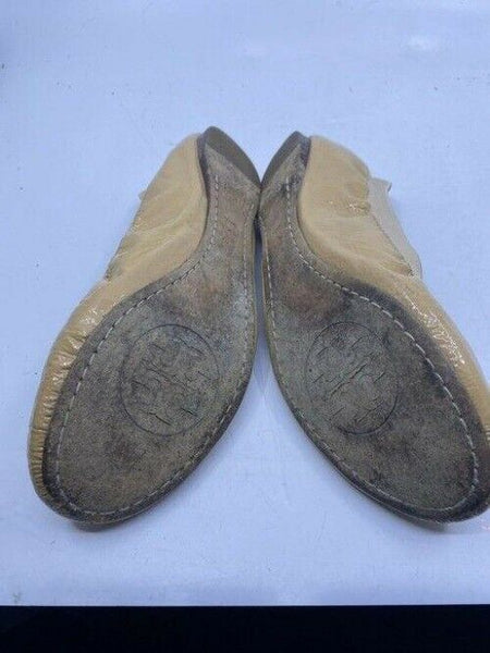 Tory Burch Beige Slip On Ballerina Flats Size Us
