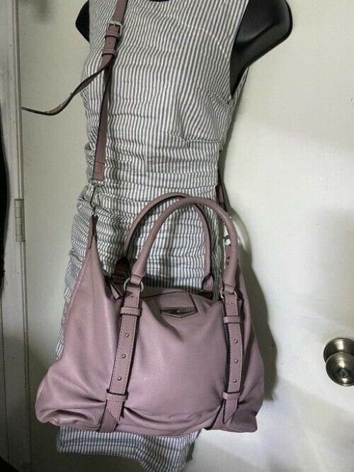 Simply Vera Vera Wang Light Purple Faux Leather Shoulder Bag