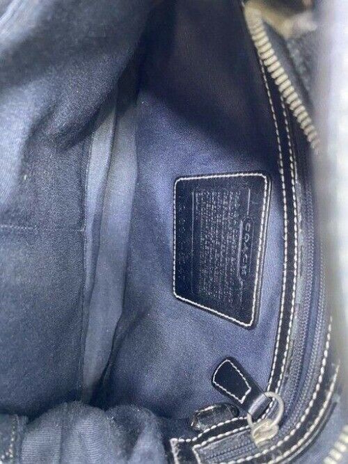 Coach Black Fabric Cross Body Bag