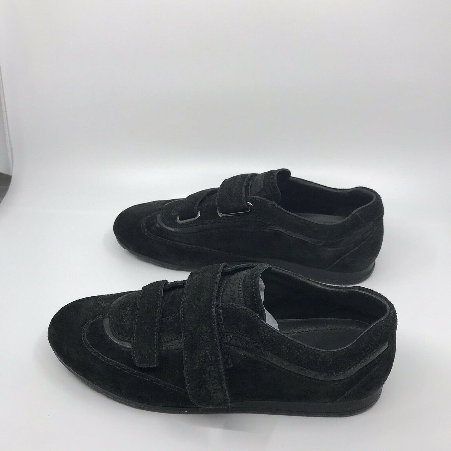 PRADA Men’s Suede Velcro Front Sneakers sz 8