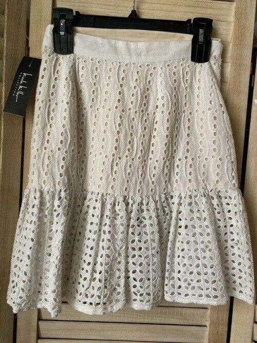 Nicole Miller olive white msrp skirt