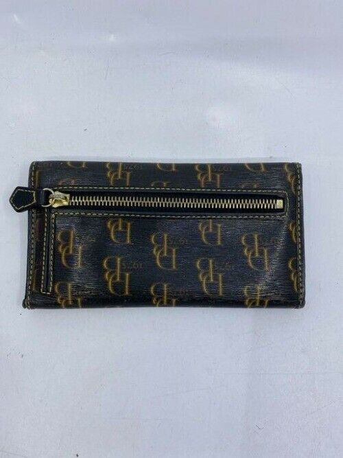 dooney and bourke and wallet black yellow cross body bag