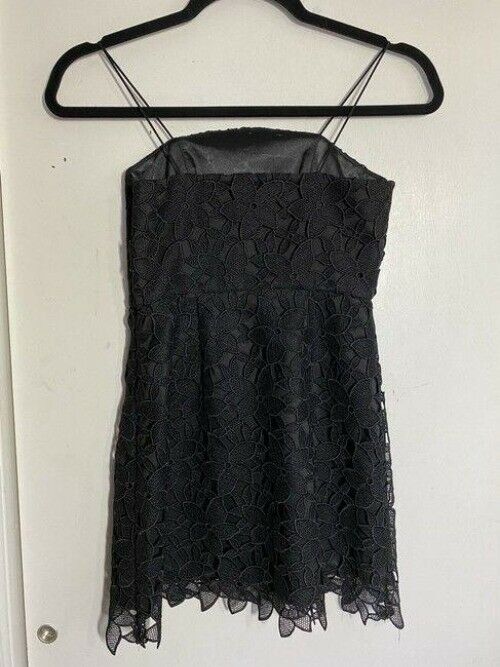 milly minis black new short casual dress