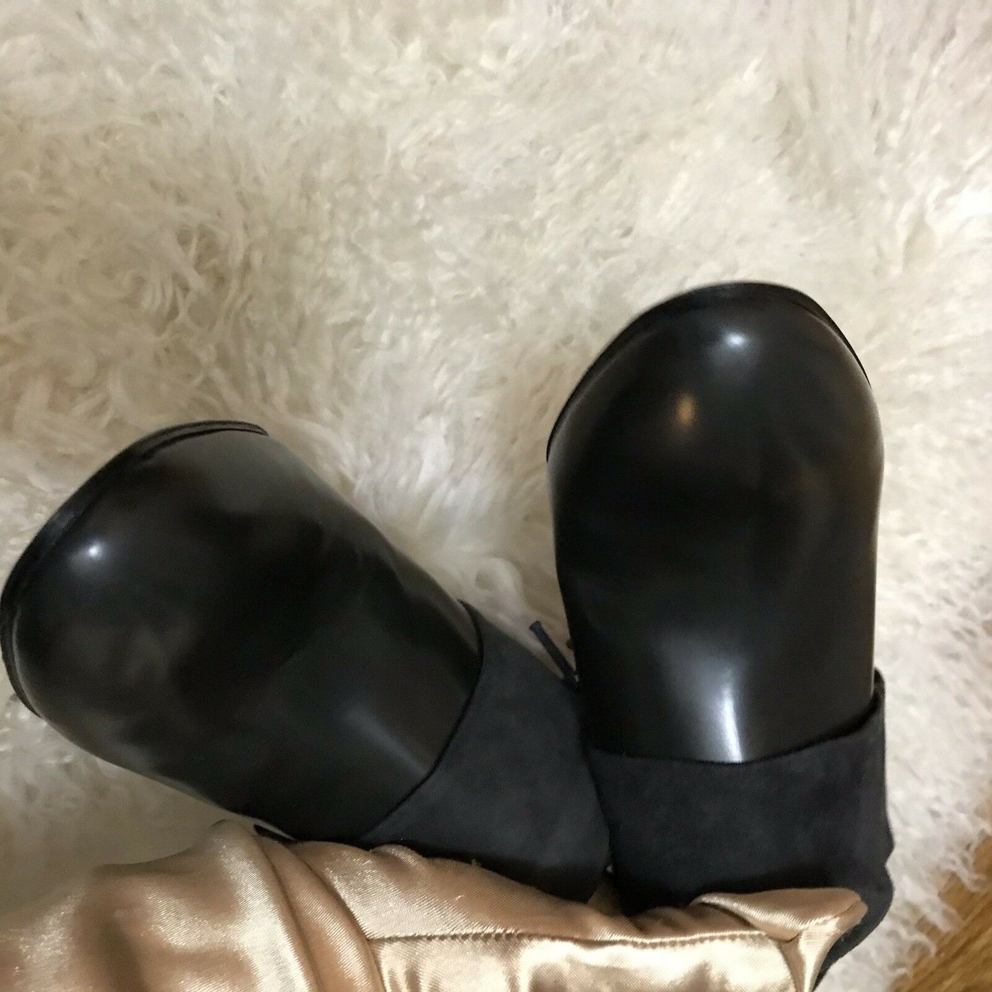 NANETTE LEPORE Black leather Booties Size 6