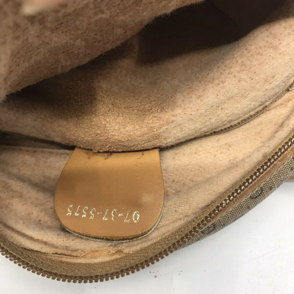 GUCCI Vintage Brown Shoulder Bag All Over Signature