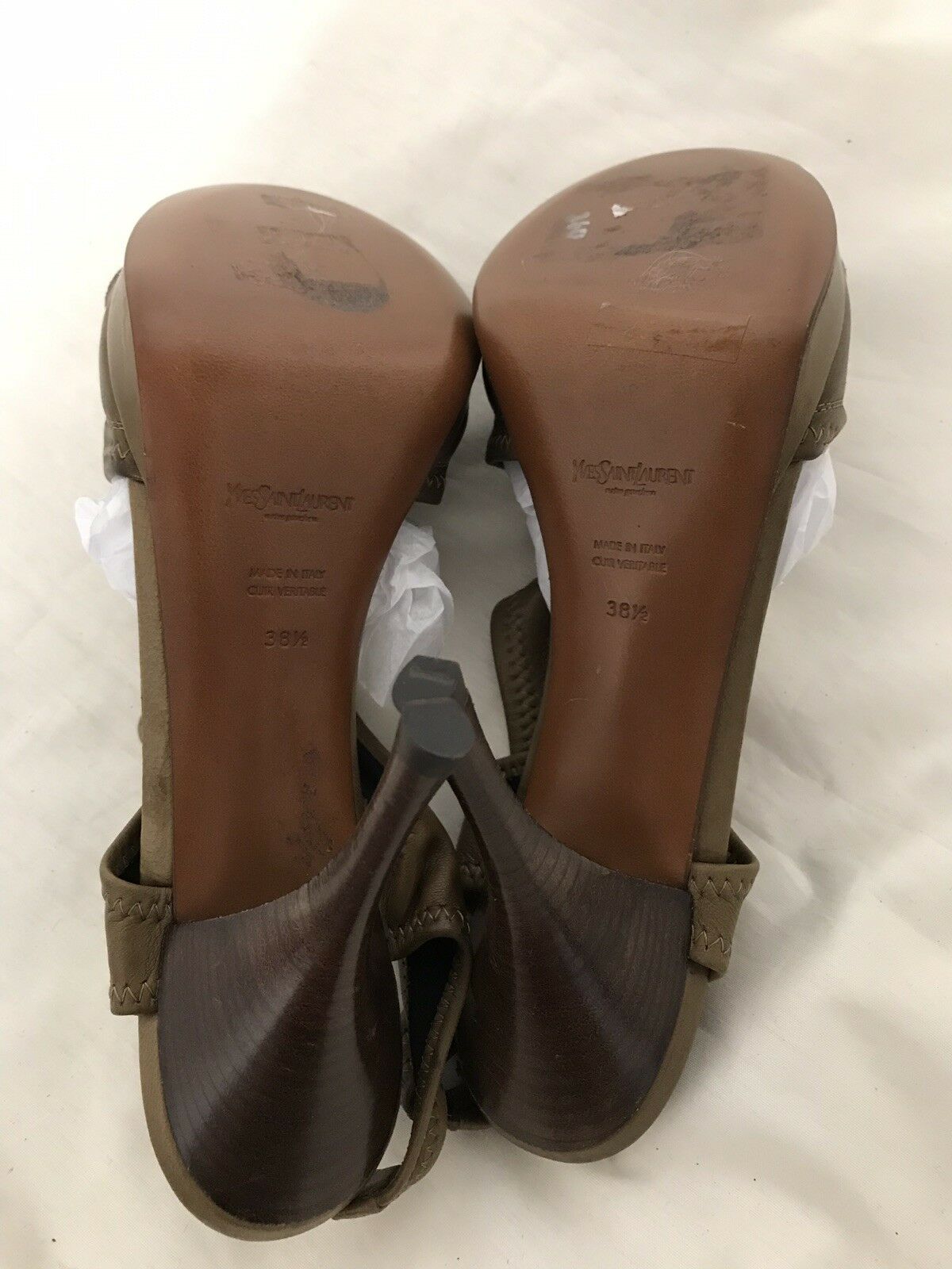 YSL YVES SAINT LAURENT High Heel Sandals Size 8.5