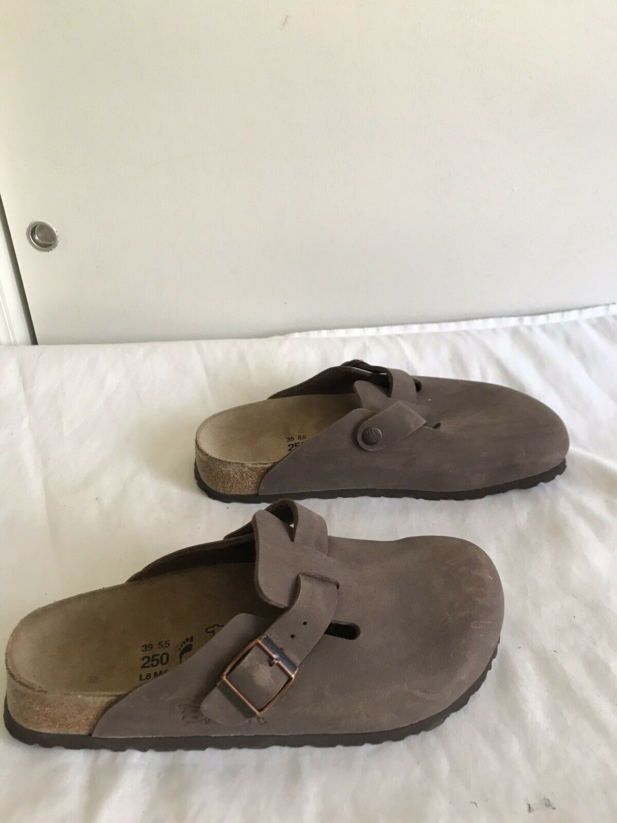 BIRKENSTOCK SLIPPERS-Brown-Size L8 M6