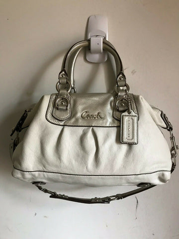 Coach shoulder bag - White Leather