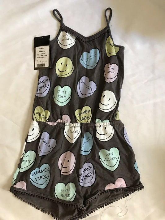 NWT! FLOWERS By ZOE Romper Girls Sz 5