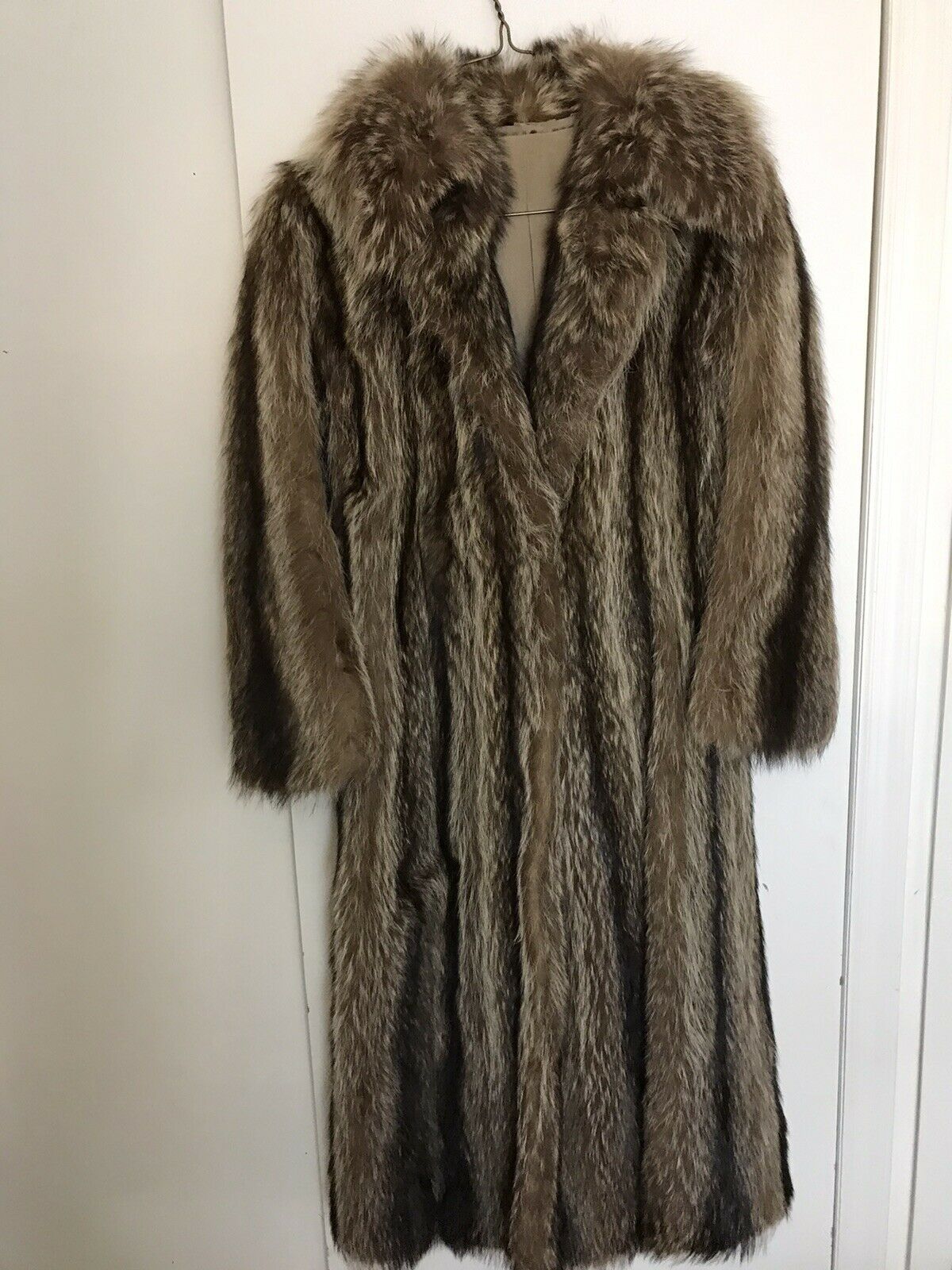 Fur Coat Long, size Small