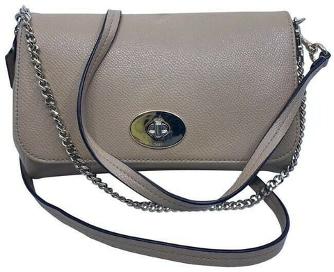 Coach Small Msrp Tan Leather Cross Body Bag