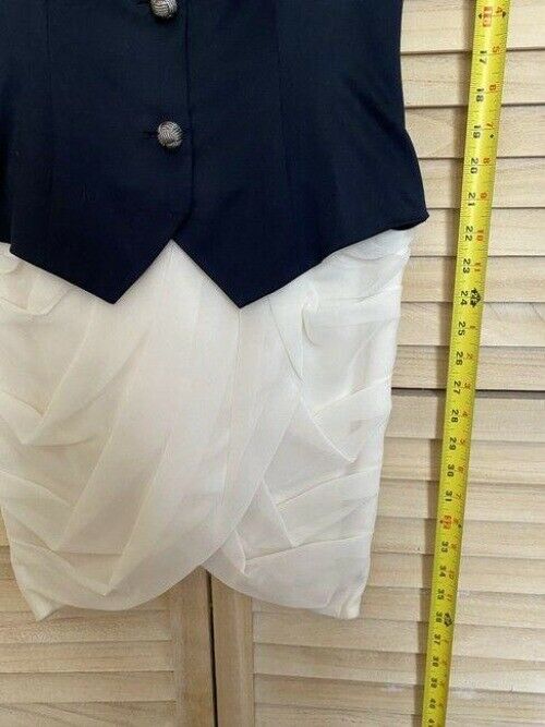 Black Off White Runway Sample Short Casual Dress